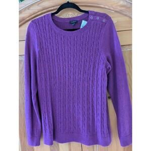 Soft Cable Knit Crewneck sweater